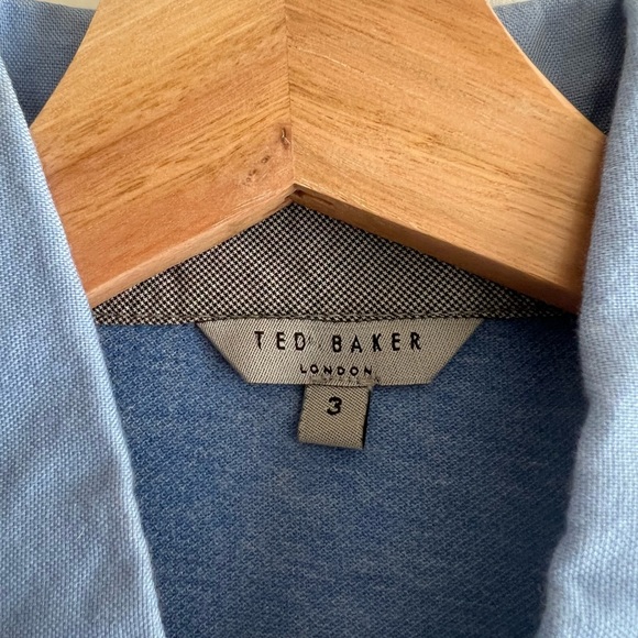 Ted Baker Blue Polo Size 3 - Picture 4 of 4